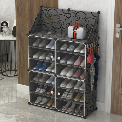 Étagère à Chaussures Modulaire XXL – 24 Paires