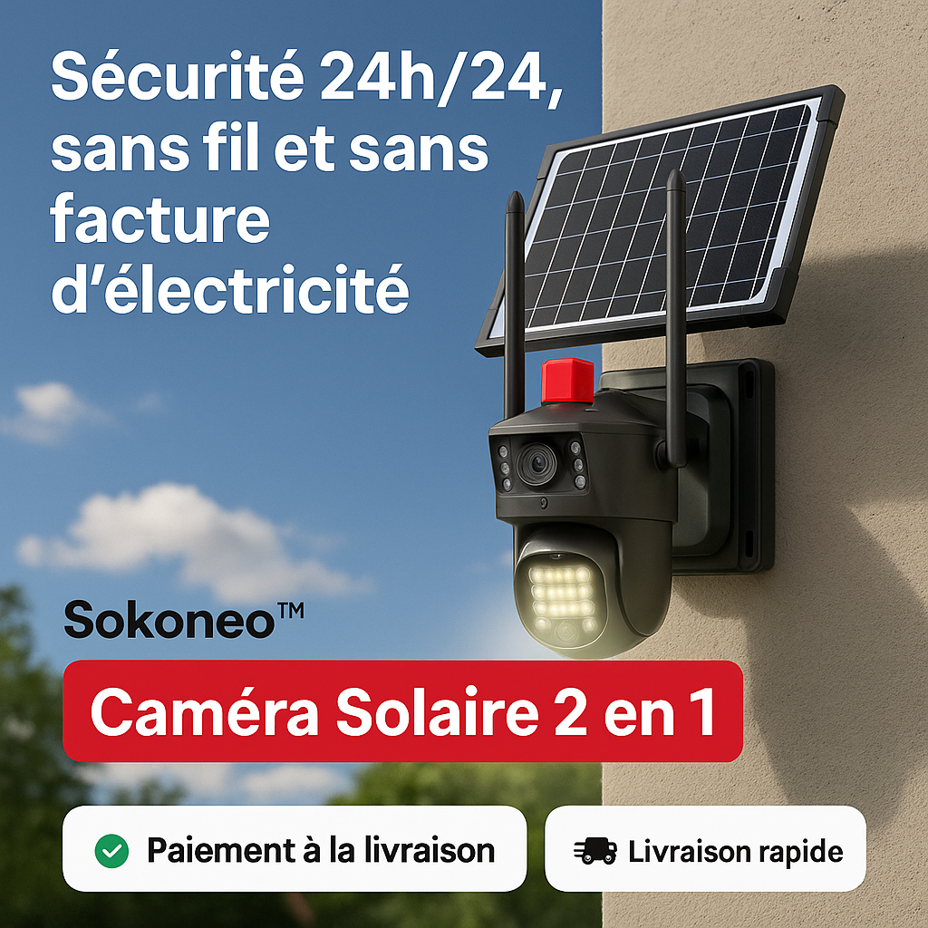 Sokoneo™ Caméra Solaire 2-en-1_ML