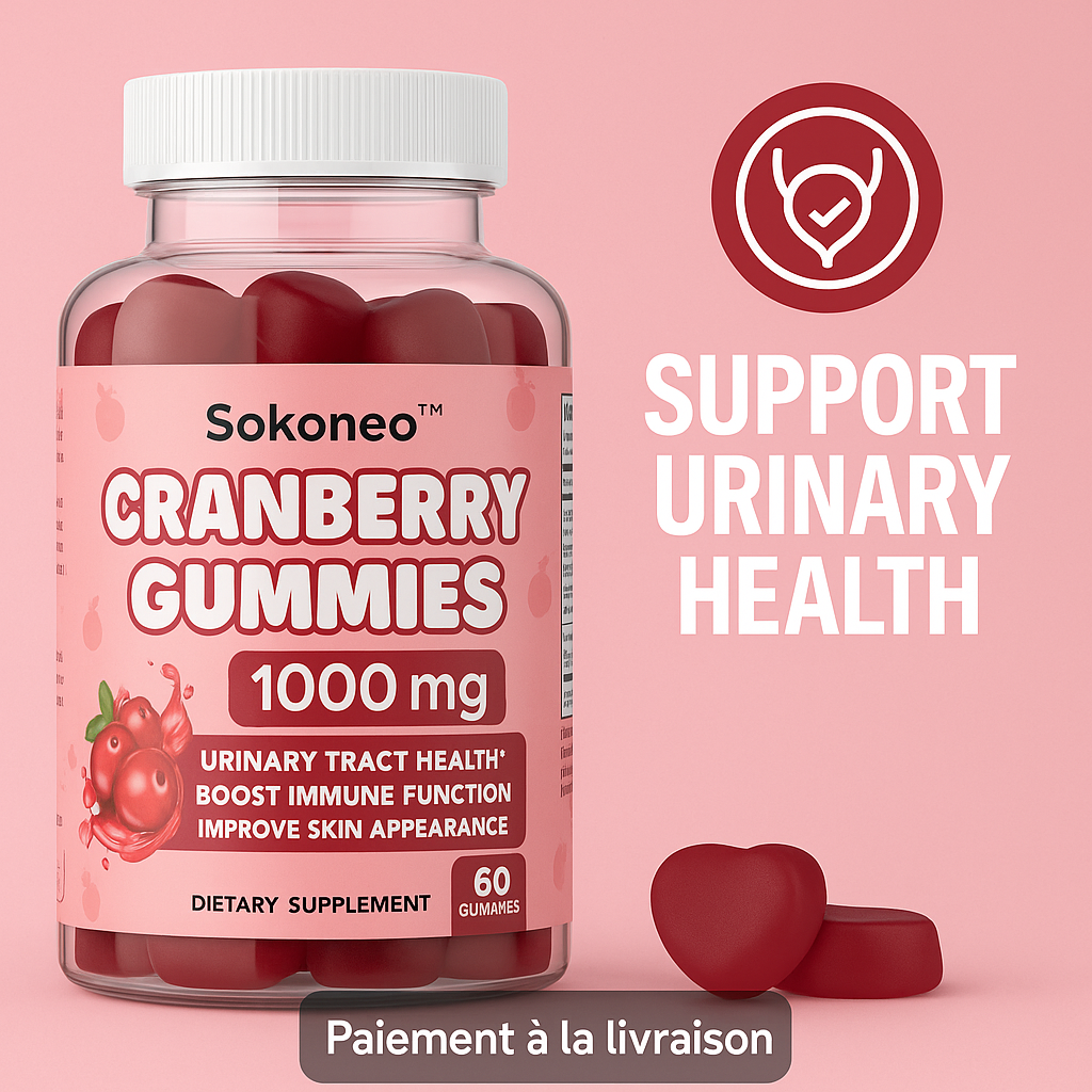 Sokoneo™ Cranberry Gummies – 1000 mg