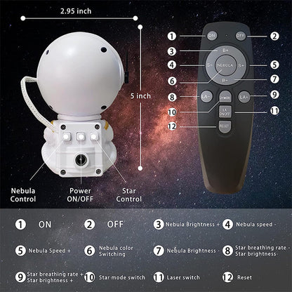 Sokoneo™ AstroLight — Projecteur Galaxie Astronaute