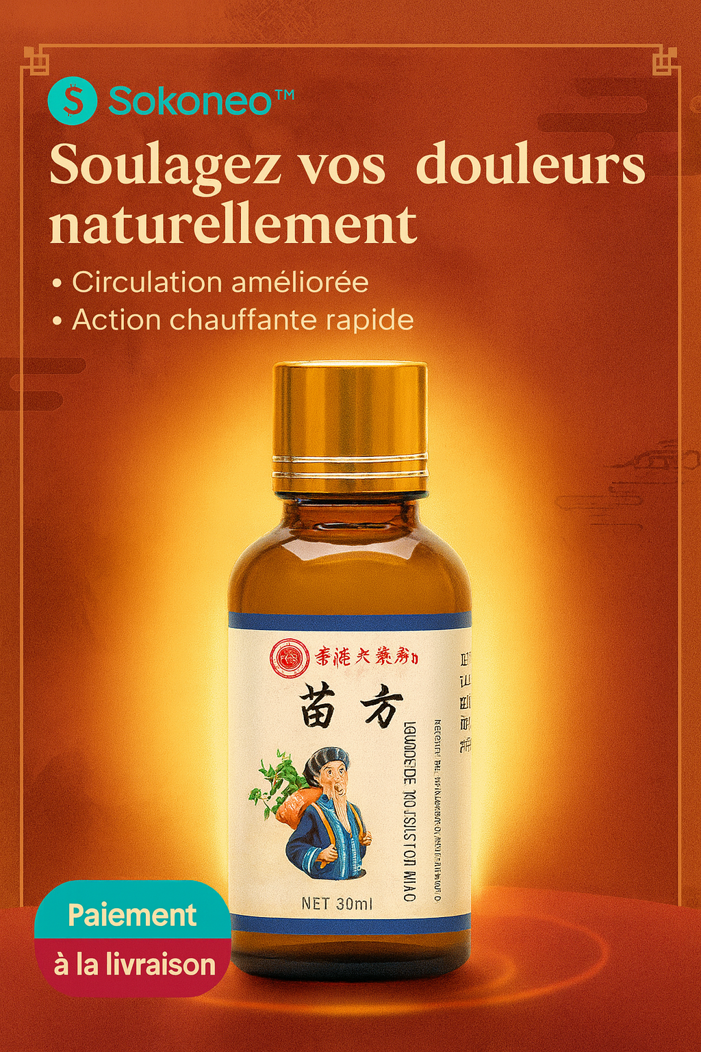 Sokoneo™ Liquide de Moxibustion Miao