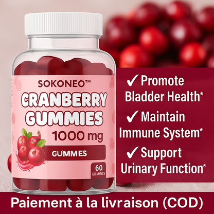 Sokoneo™ Cranberry Gummies – 1000 mg
