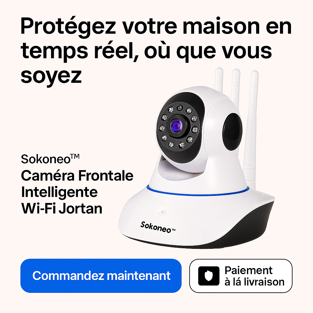 Sokoneo™ Caméra Frontale Intelligente Wi-Fi Jortan_SN