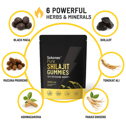 Sokoneo™ Pure Shilajit Gummies (60 gommes)_CM