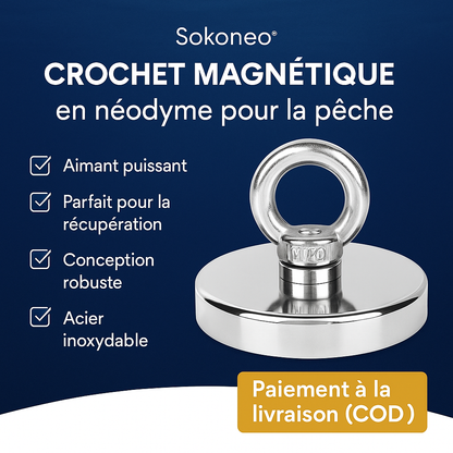 Sokoneo™ Crochet Magnétique en Néodyme pour la Pêche_GN