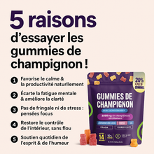 Charger l&#39;image dans la galerie, Sokoneo™ mushroom ashwagandha gummies
