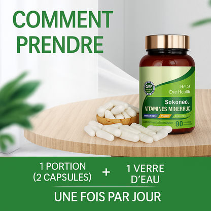 Sokoneo™ Vitamines & Minéraux pour les Yeux