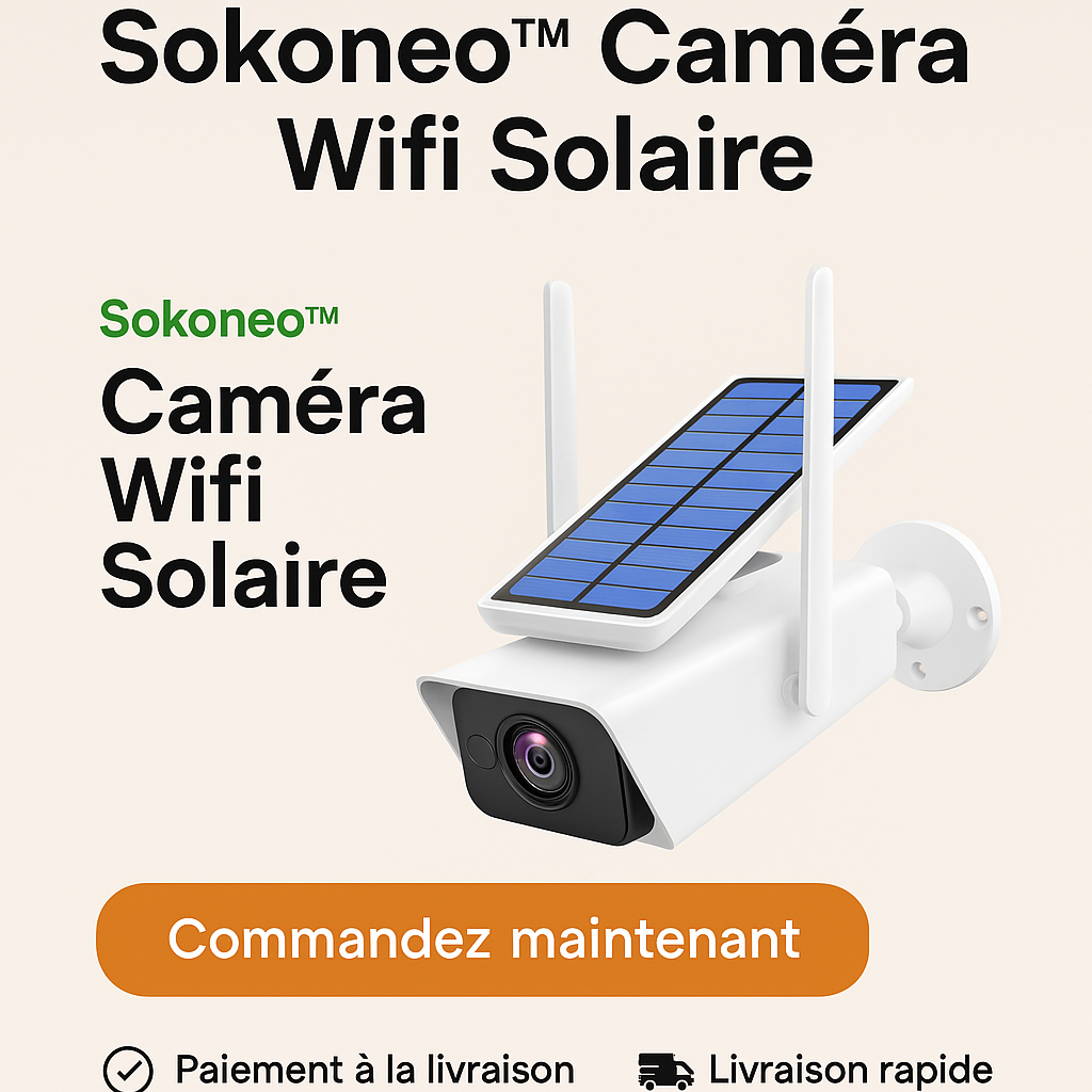 Sokoneo™ Caméra Wifi Solaire_SN