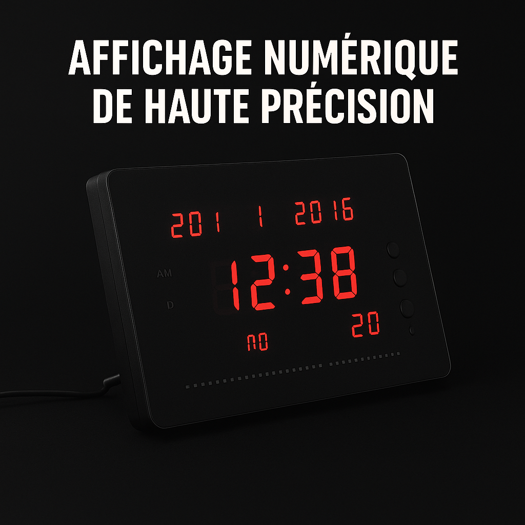 Sokoneo™ Affichage Numérique de Haute Précision du Temps