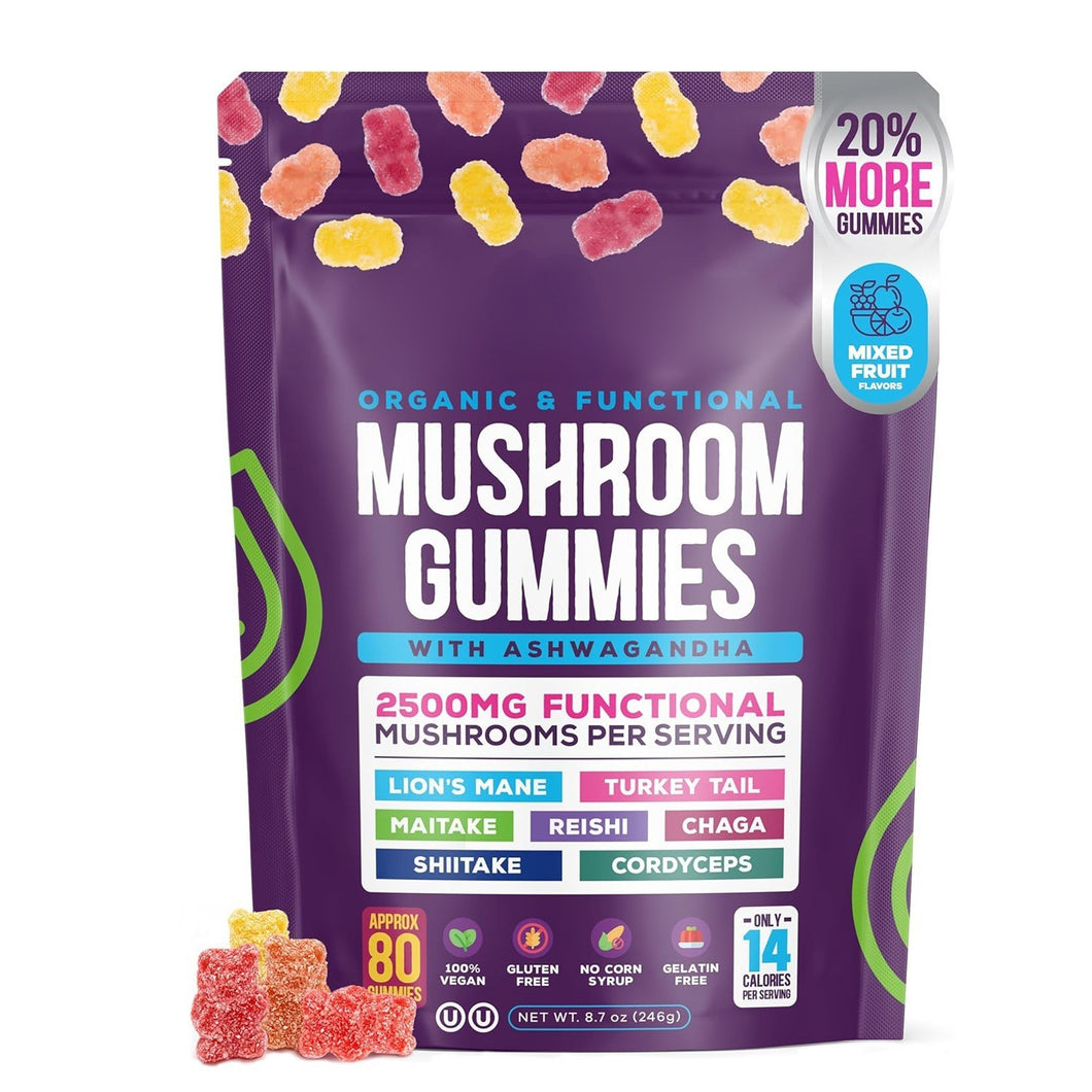 Sokoneo™ mushroom ashwagandha gummies